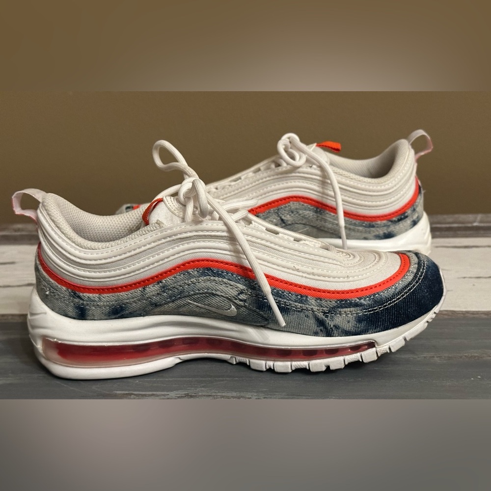 Nike‎ Women’s Air Max 97 Washed Denim - Size 6.5 - Picture 7 of 13